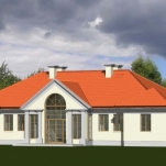 widok z ogrodu